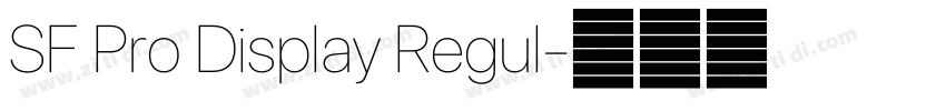 SF Pro Display Regul字体转换 SF Pro Display Regul字体转换